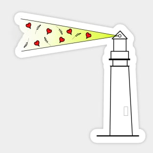 Love Lighthouse Sticker